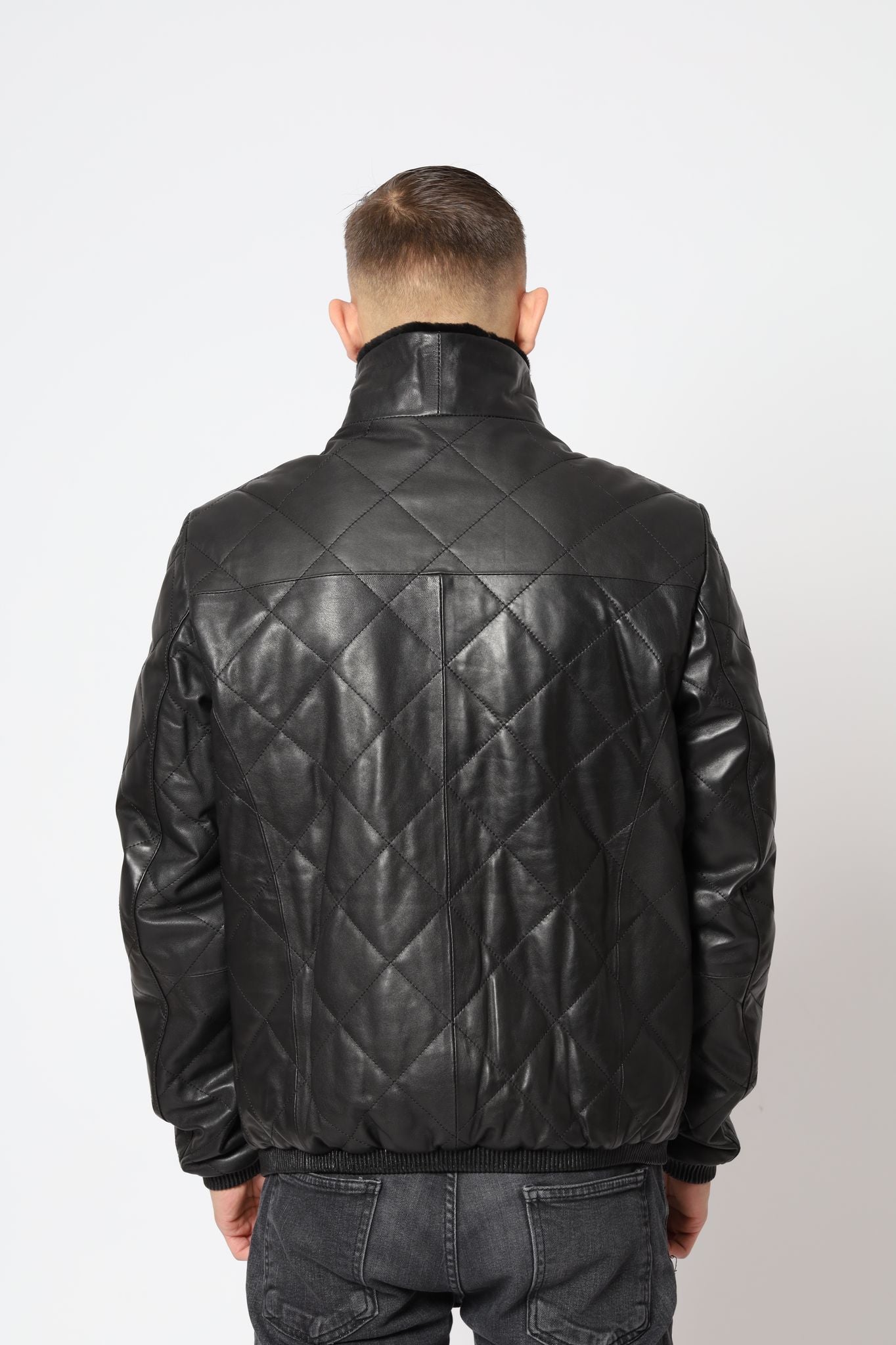 Quilted Leather Jacket