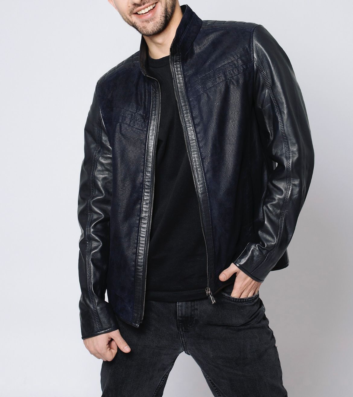 Waterproof Pressed Leather Jacket