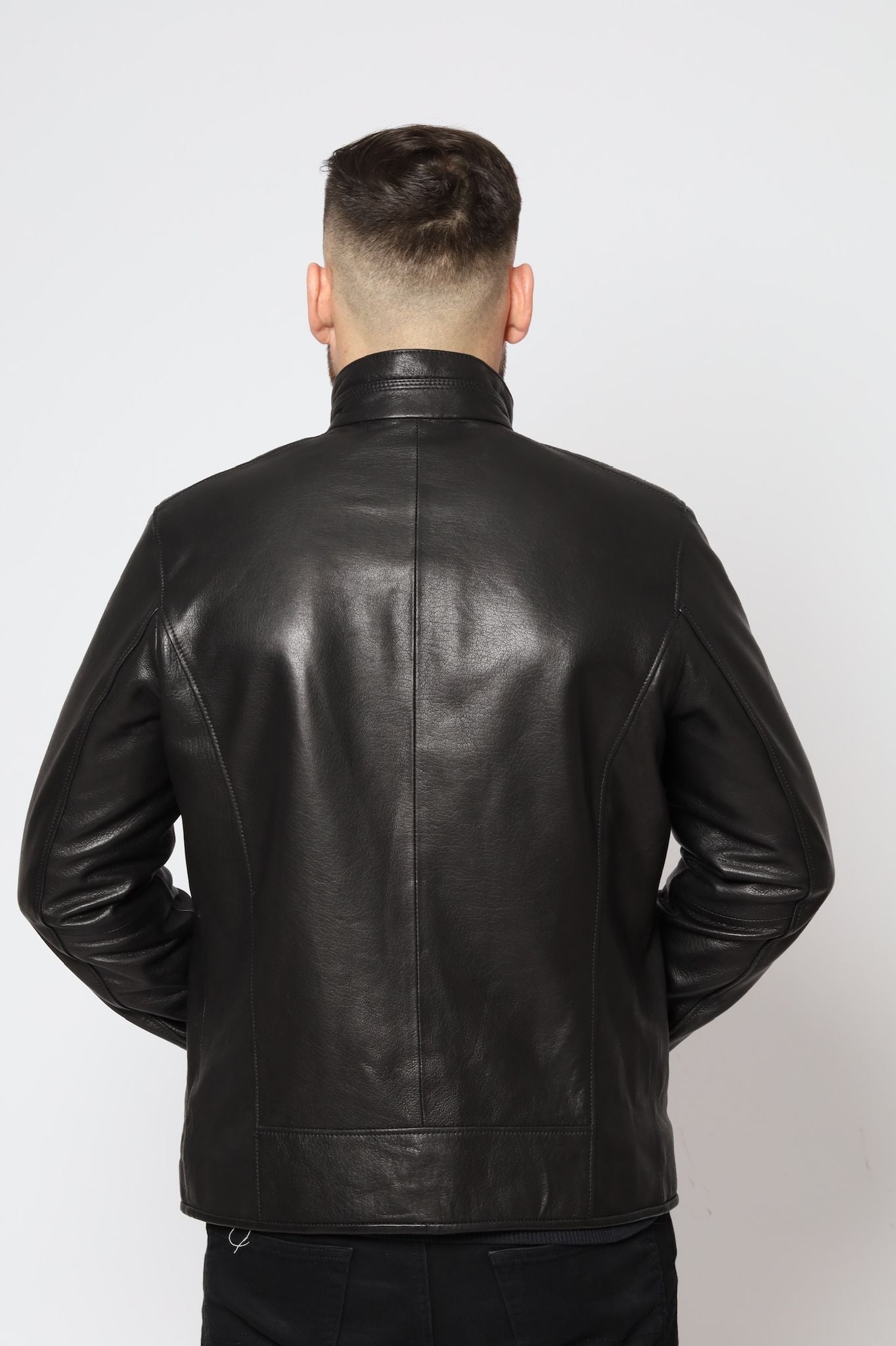 Black Waterproof Leather Jacket