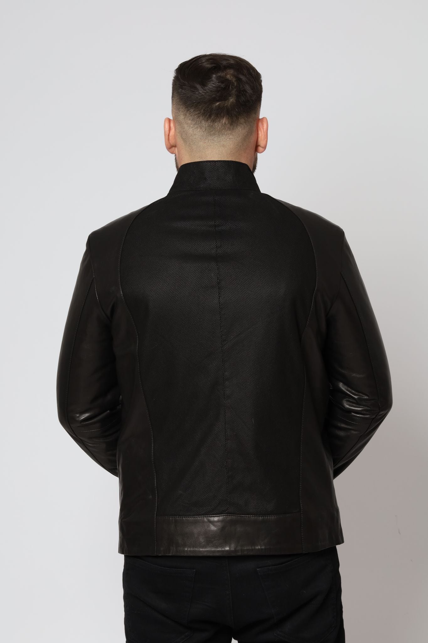 Waterproof Pressed Leather Jacket