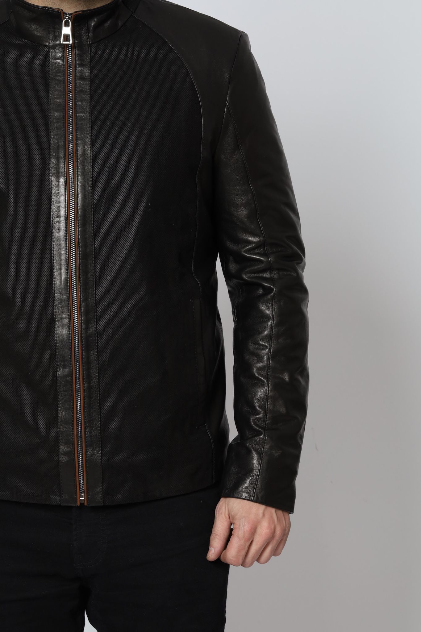 Waterproof Pressed Leather Jacket