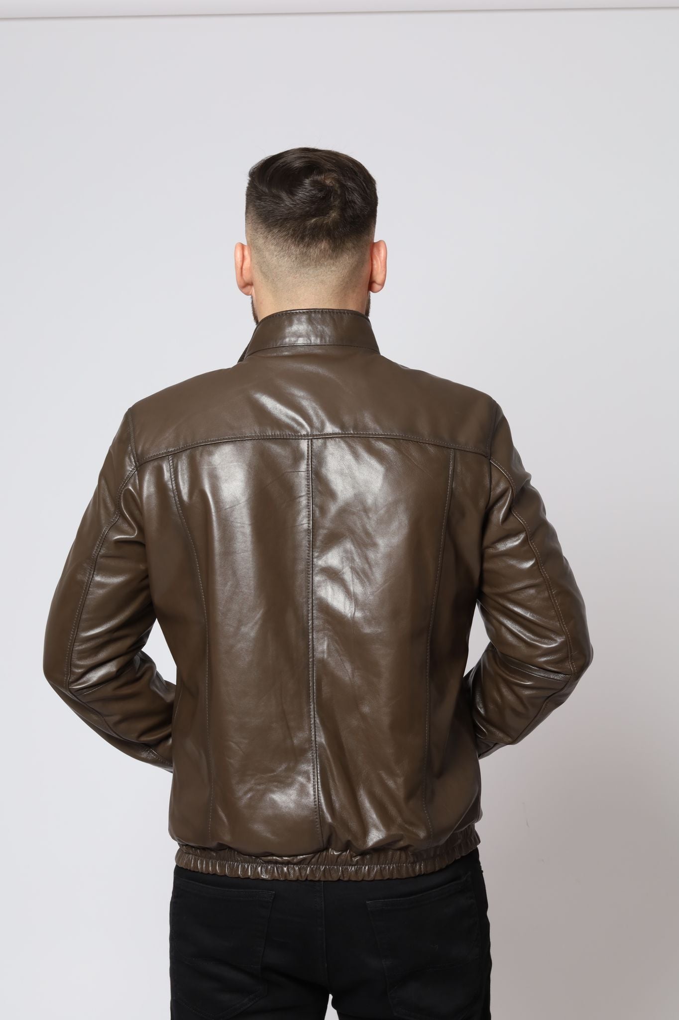 Brown Waterproof Leather Jacket